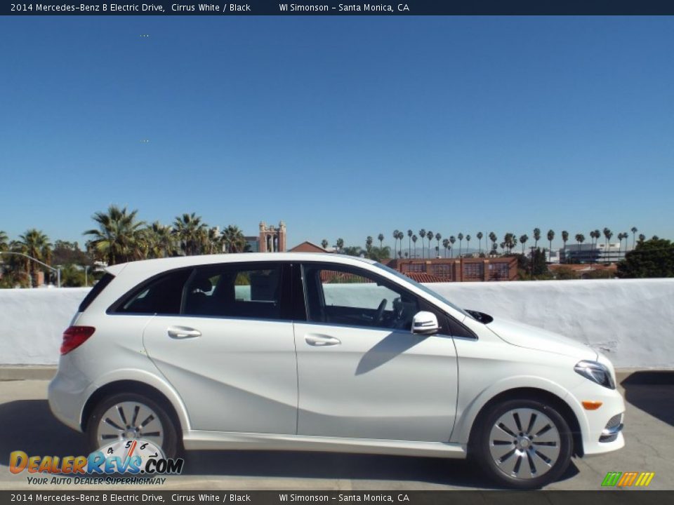 2014 Mercedes-Benz B Electric Drive Cirrus White / Black Photo #3
