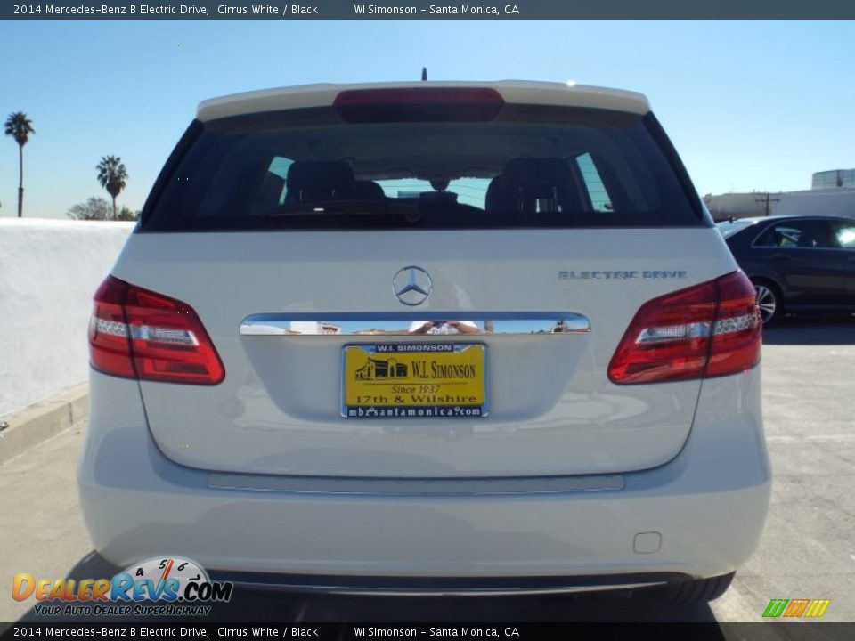 2014 Mercedes-Benz B Electric Drive Cirrus White / Black Photo #5