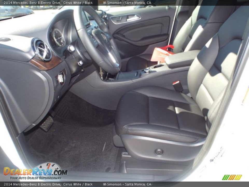 2014 Mercedes-Benz B Electric Drive Cirrus White / Black Photo #7