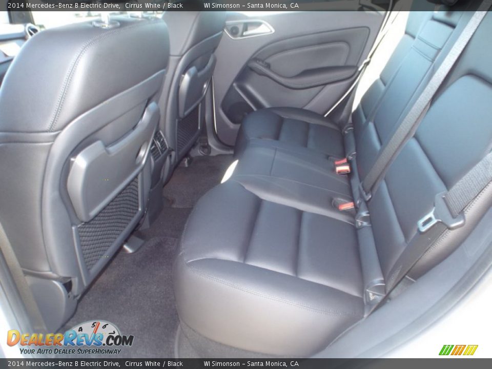2014 Mercedes-Benz B Electric Drive Cirrus White / Black Photo #8