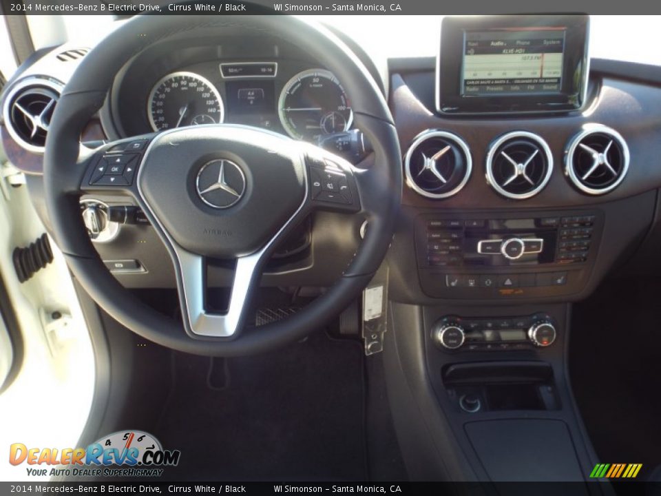 2014 Mercedes-Benz B Electric Drive Cirrus White / Black Photo #9