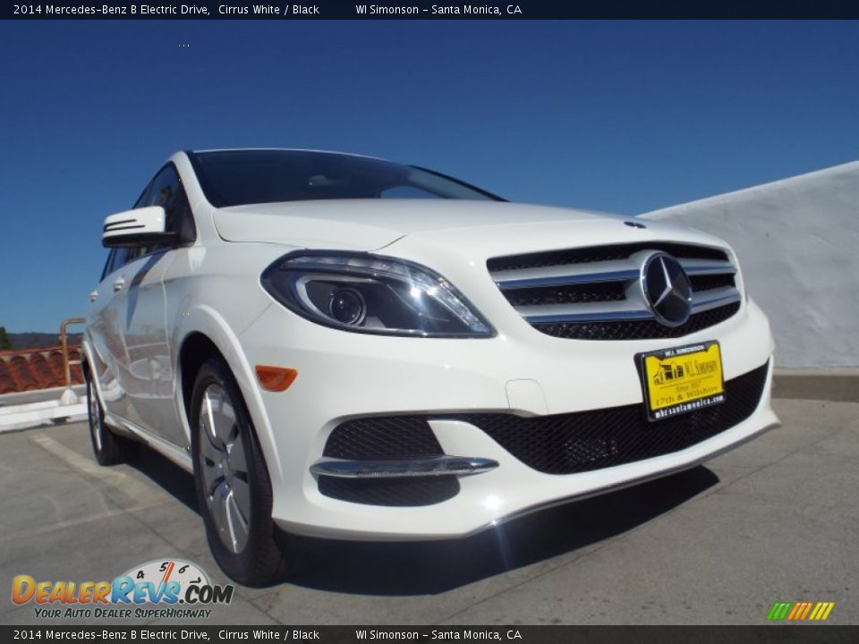 2014 Mercedes-Benz B Electric Drive Cirrus White / Black Photo #11