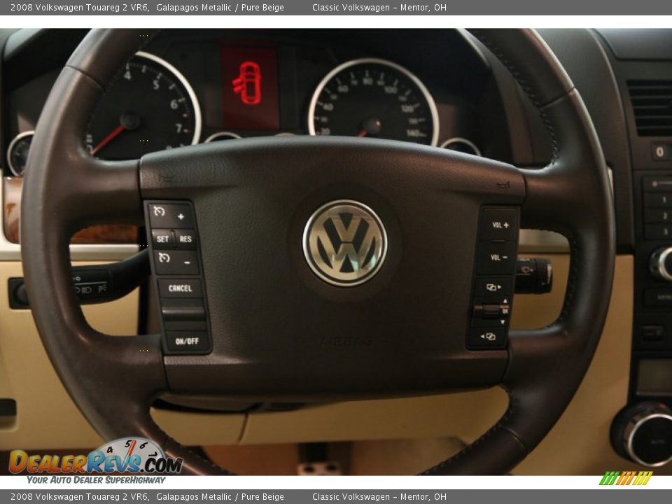 2008 Volkswagen Touareg 2 VR6 Galapagos Metallic / Pure Beige Photo #6