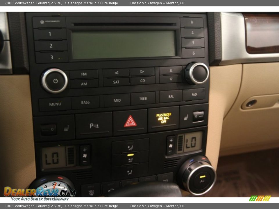 2008 Volkswagen Touareg 2 VR6 Galapagos Metallic / Pure Beige Photo #9