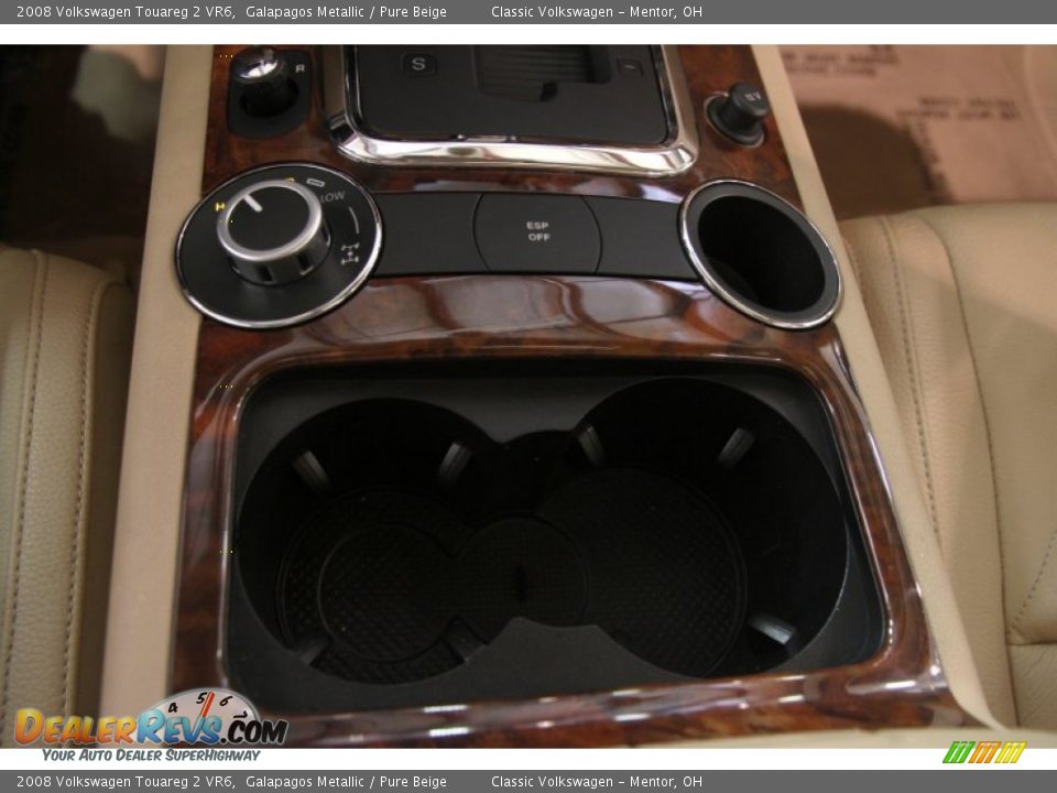 2008 Volkswagen Touareg 2 VR6 Galapagos Metallic / Pure Beige Photo #11
