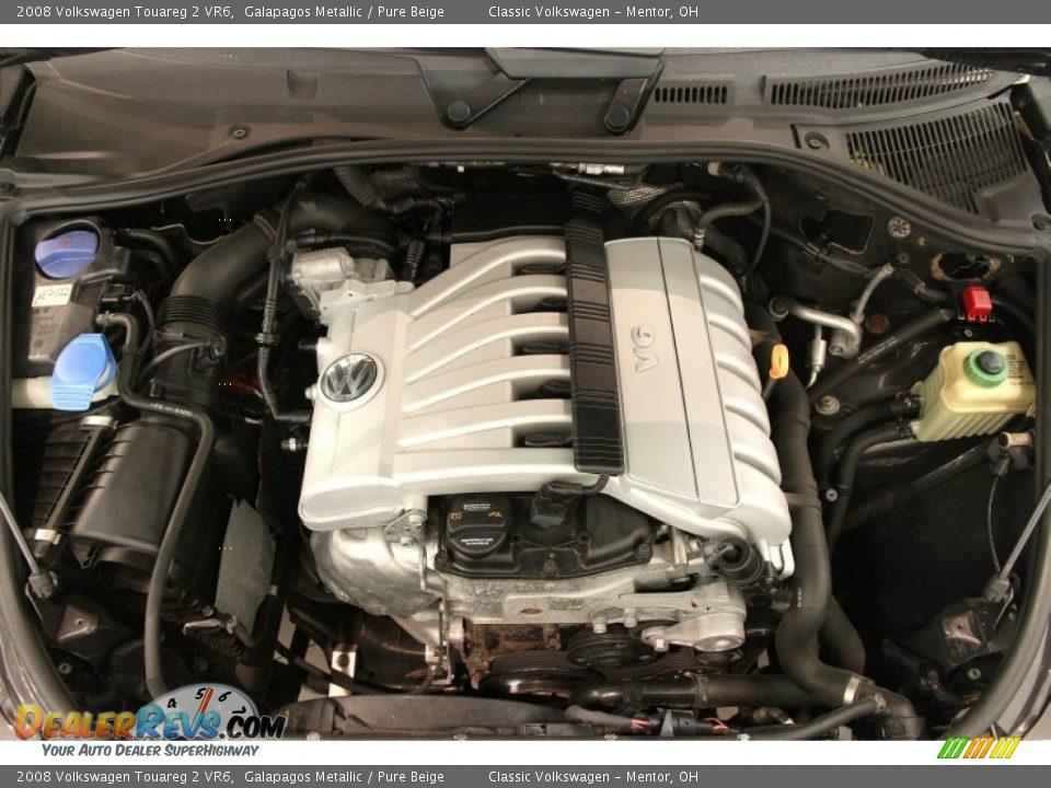 2008 Volkswagen Touareg 2 VR6 Galapagos Metallic / Pure Beige Photo #17