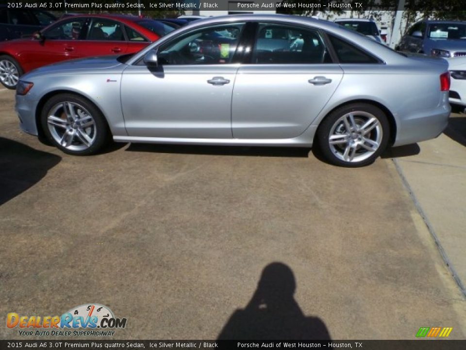 2015 Audi A6 3.0T Premium Plus quattro Sedan Ice Silver Metallic / Black Photo #4