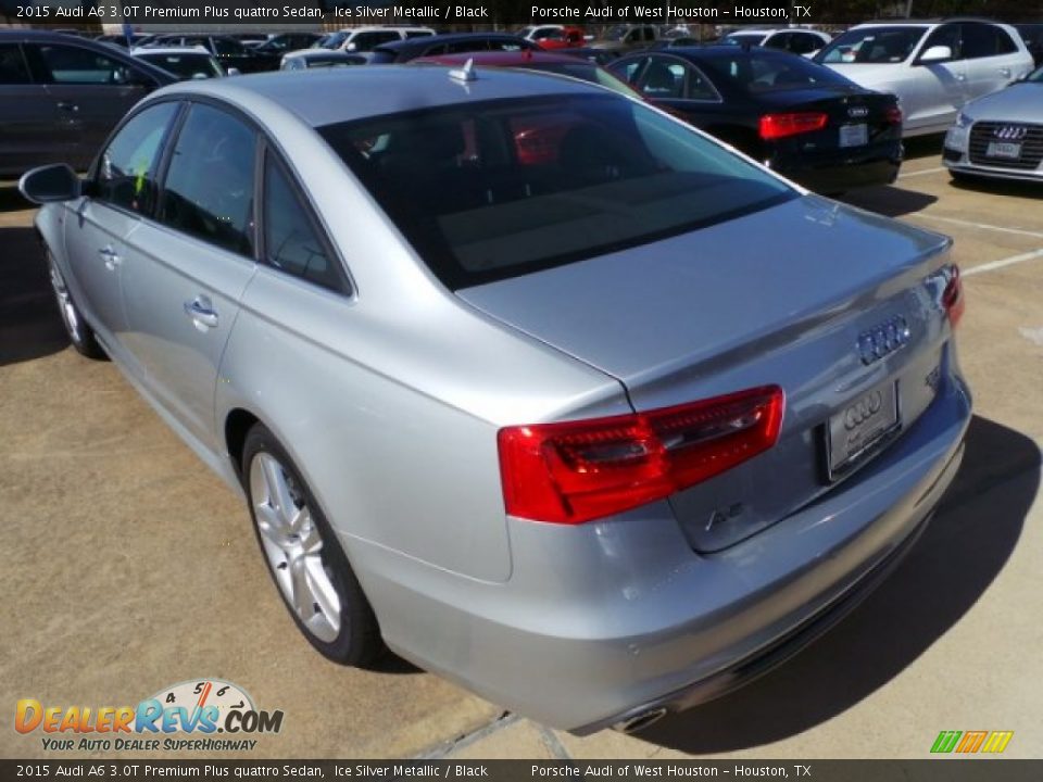 2015 Audi A6 3.0T Premium Plus quattro Sedan Ice Silver Metallic / Black Photo #5