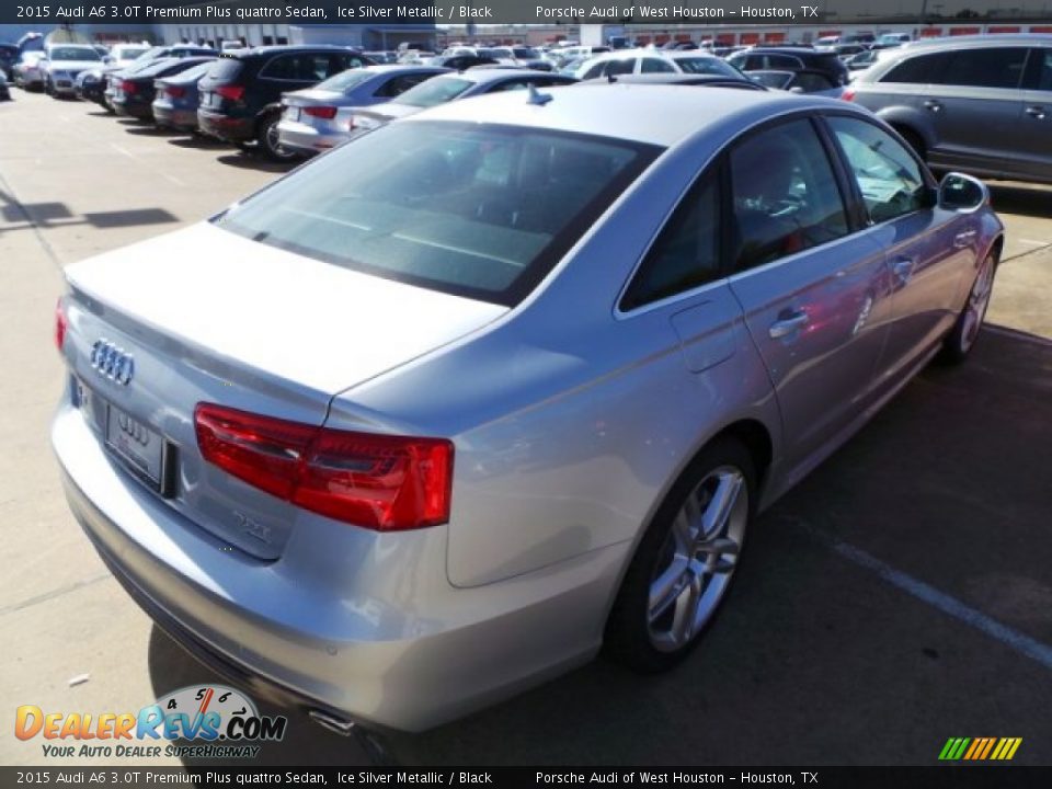 2015 Audi A6 3.0T Premium Plus quattro Sedan Ice Silver Metallic / Black Photo #7
