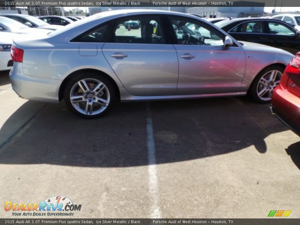 2015 Audi A6 3.0T Premium Plus quattro Sedan Ice Silver Metallic / Black Photo #8