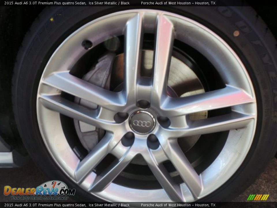 2015 Audi A6 3.0T Premium Plus quattro Sedan Ice Silver Metallic / Black Photo #9
