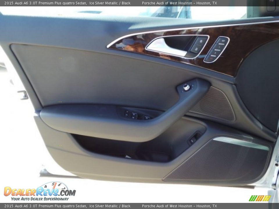 2015 Audi A6 3.0T Premium Plus quattro Sedan Ice Silver Metallic / Black Photo #10