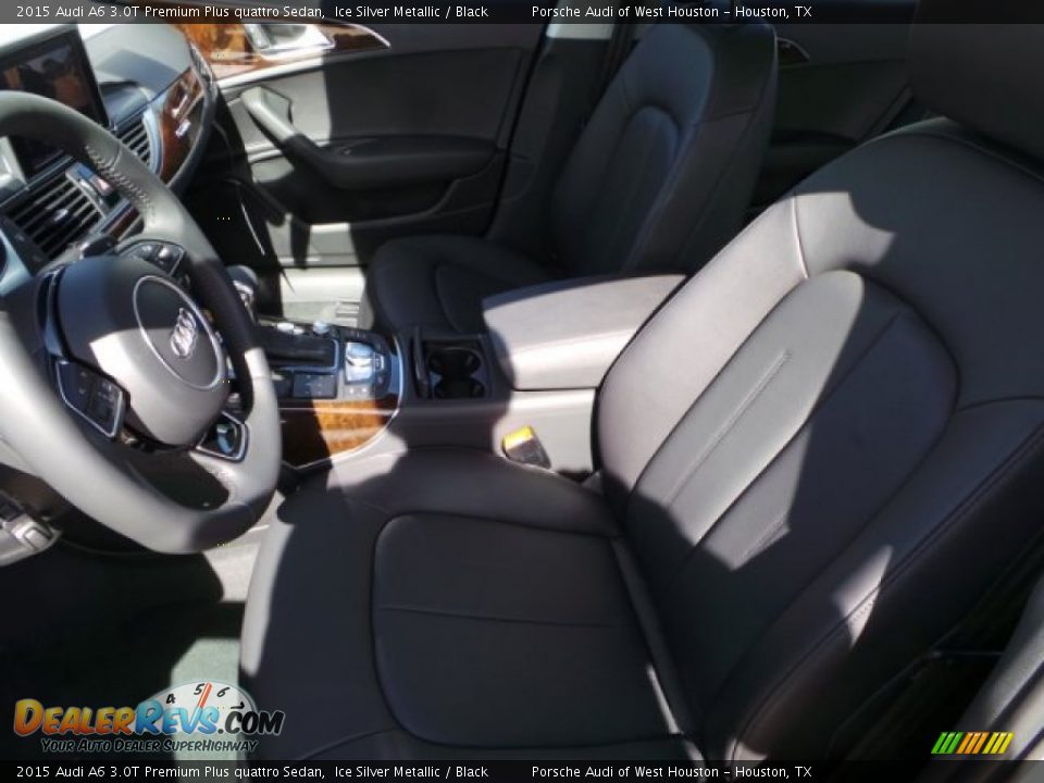 2015 Audi A6 3.0T Premium Plus quattro Sedan Ice Silver Metallic / Black Photo #14