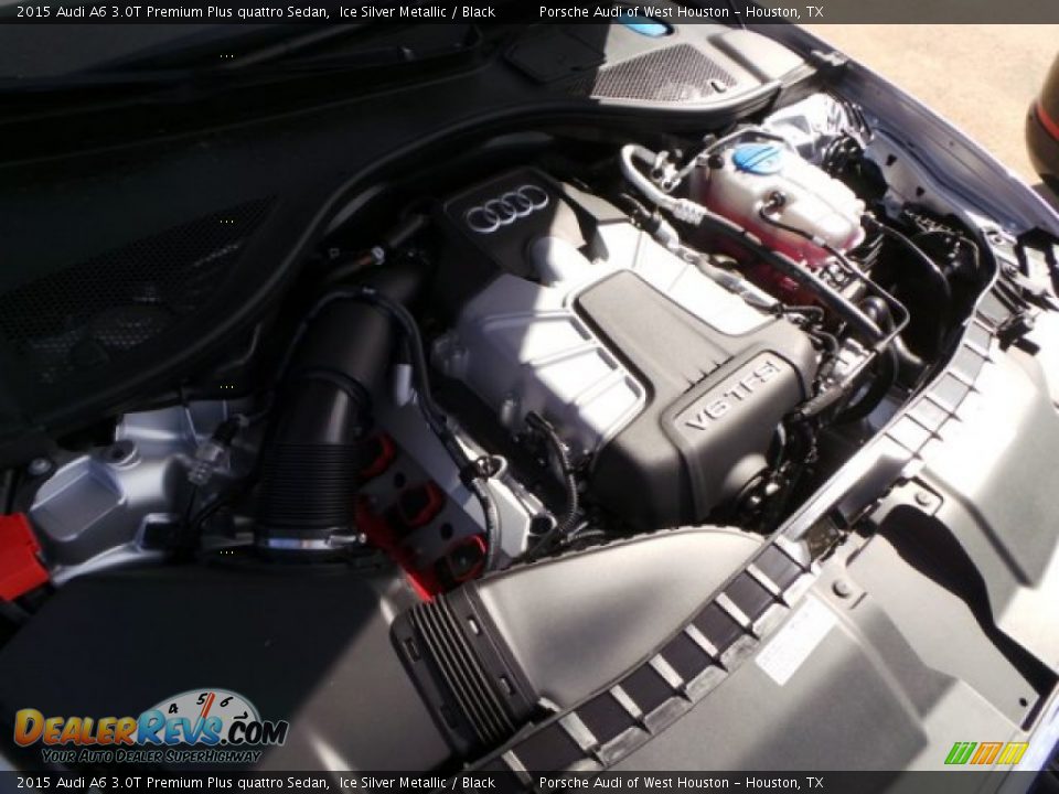 2015 Audi A6 3.0T Premium Plus quattro Sedan Ice Silver Metallic / Black Photo #34