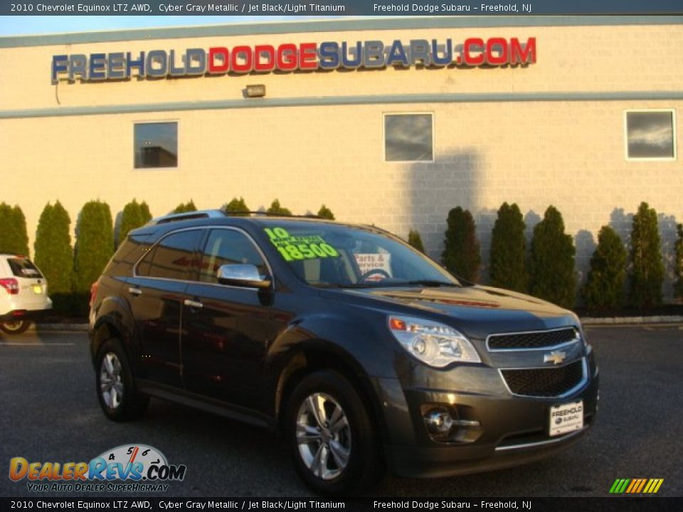 2010 Chevrolet Equinox LTZ AWD Cyber Gray Metallic / Jet Black/Light Titanium Photo #1