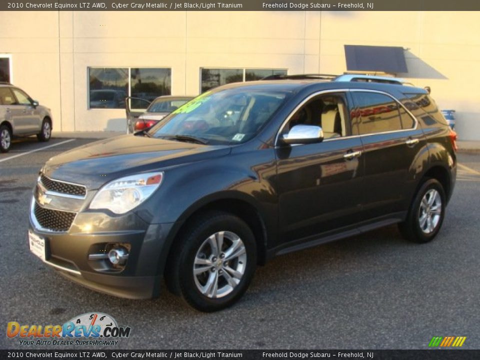 2010 Chevrolet Equinox LTZ AWD Cyber Gray Metallic / Jet Black/Light Titanium Photo #3