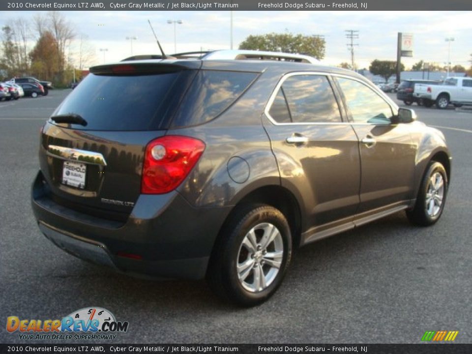 2010 Chevrolet Equinox LTZ AWD Cyber Gray Metallic / Jet Black/Light Titanium Photo #6
