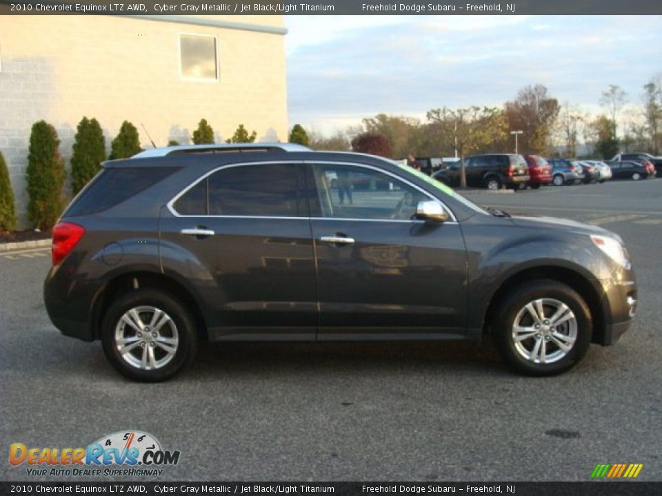 2010 Chevrolet Equinox LTZ AWD Cyber Gray Metallic / Jet Black/Light Titanium Photo #7