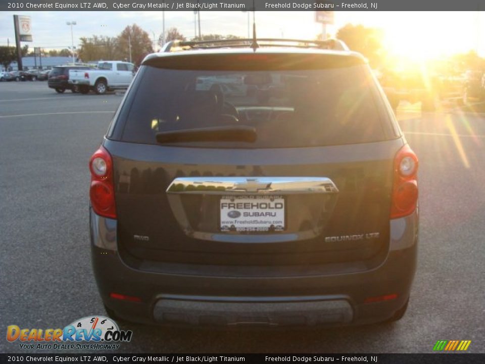2010 Chevrolet Equinox LTZ AWD Cyber Gray Metallic / Jet Black/Light Titanium Photo #8