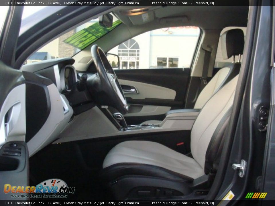 2010 Chevrolet Equinox LTZ AWD Cyber Gray Metallic / Jet Black/Light Titanium Photo #14