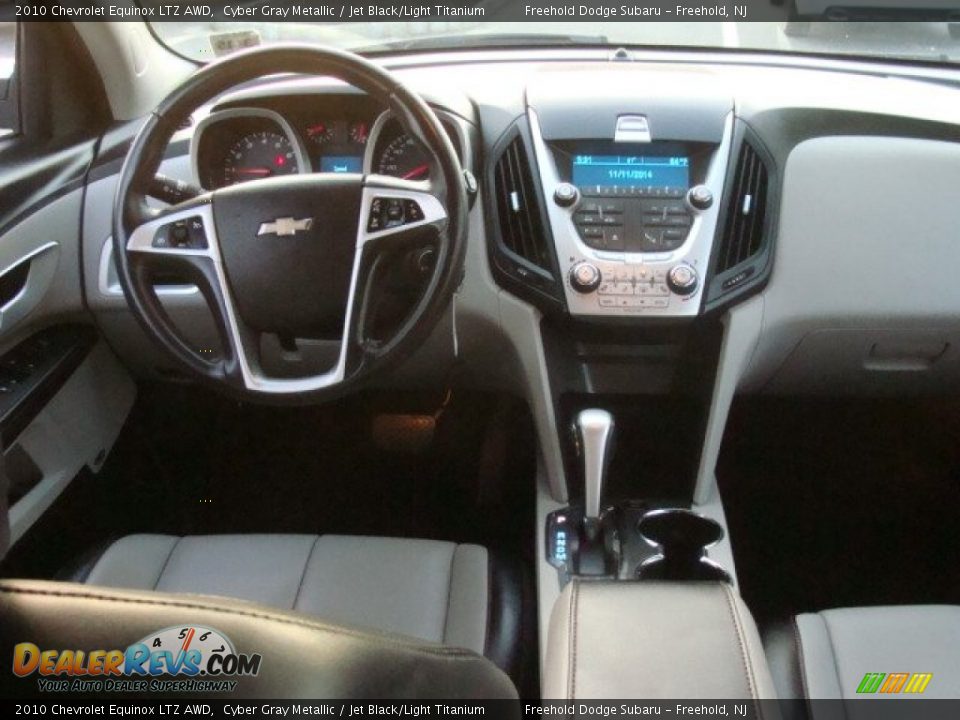2010 Chevrolet Equinox LTZ AWD Cyber Gray Metallic / Jet Black/Light Titanium Photo #16