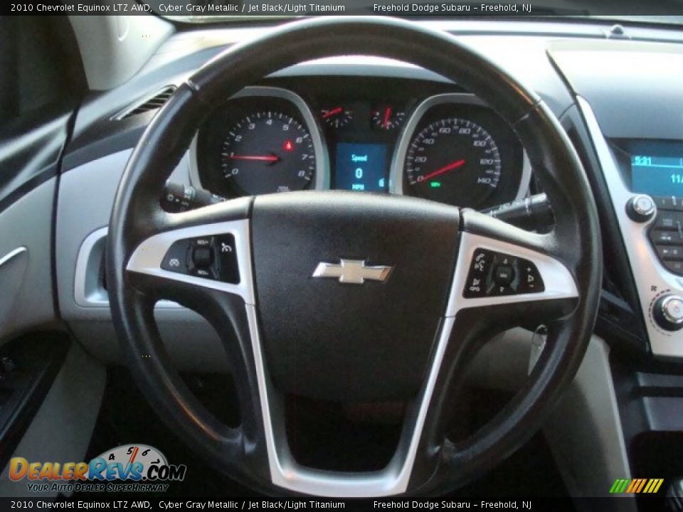 2010 Chevrolet Equinox LTZ AWD Cyber Gray Metallic / Jet Black/Light Titanium Photo #17