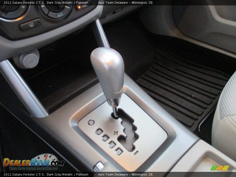 2011 Subaru Forester 2.5 X Dark Gray Metallic / Platinum Photo #36