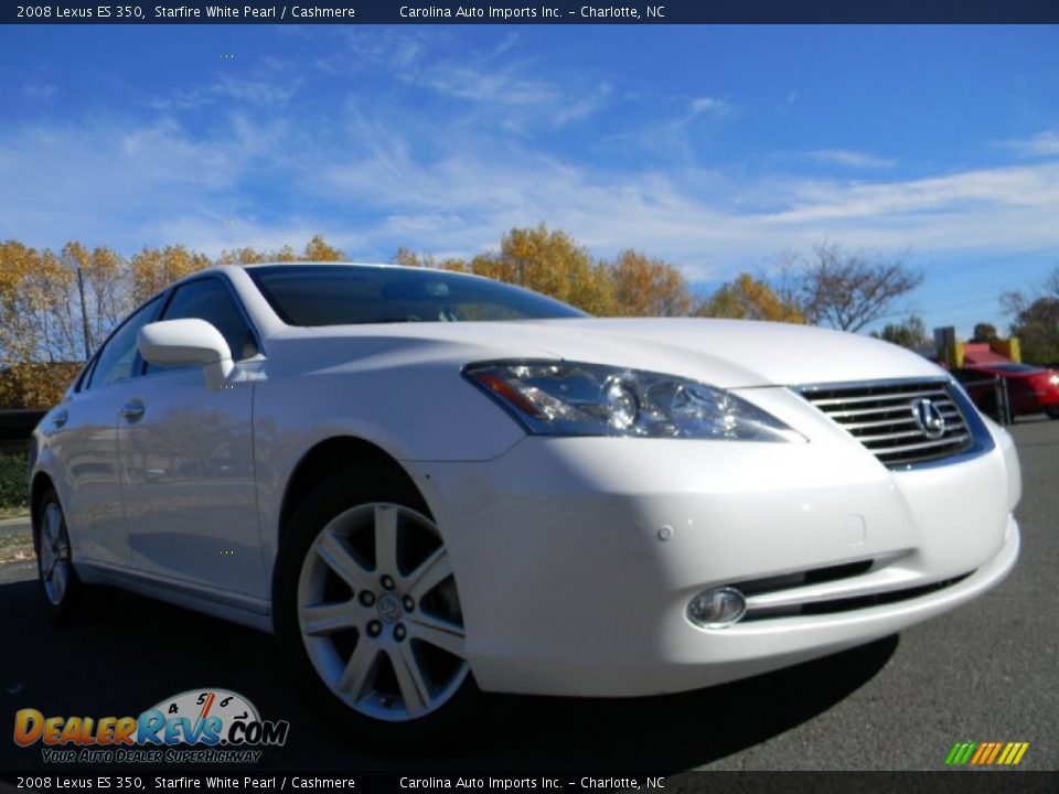 2008 Lexus ES 350 Starfire White Pearl / Cashmere Photo #2