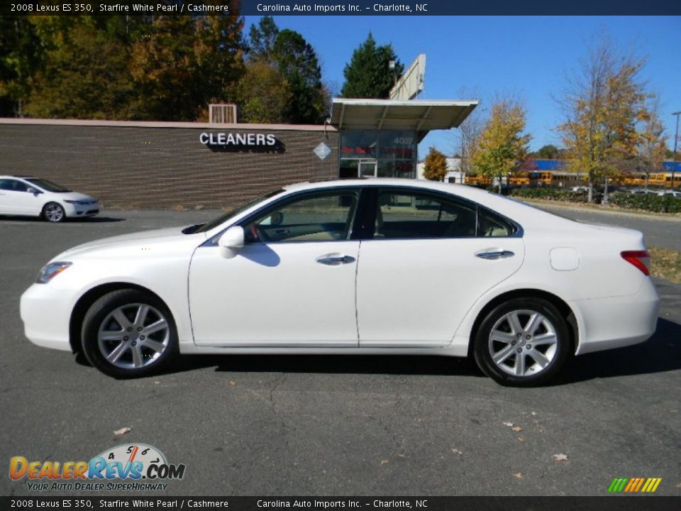 2008 Lexus ES 350 Starfire White Pearl / Cashmere Photo #7