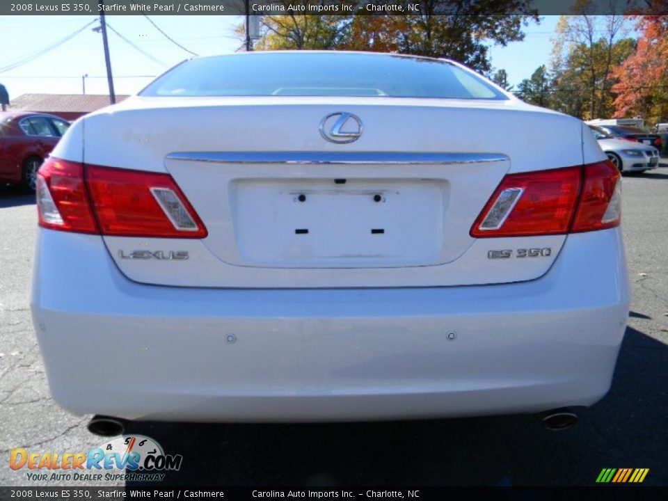 2008 Lexus ES 350 Starfire White Pearl / Cashmere Photo #9