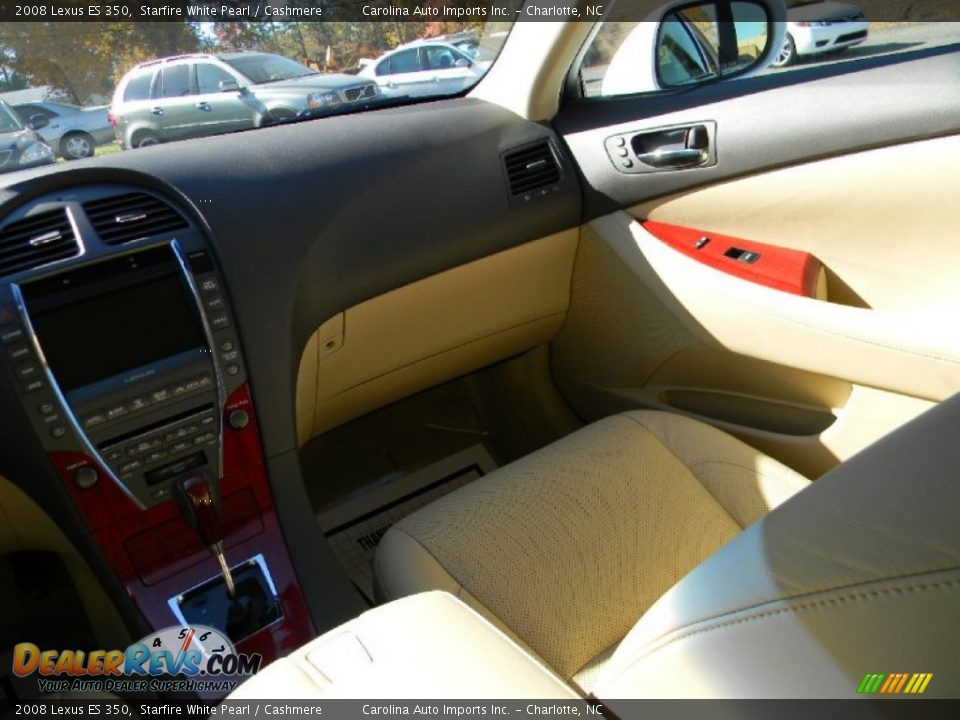 2008 Lexus ES 350 Starfire White Pearl / Cashmere Photo #14