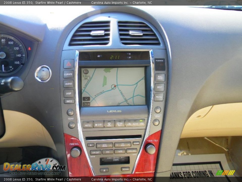 2008 Lexus ES 350 Starfire White Pearl / Cashmere Photo #15