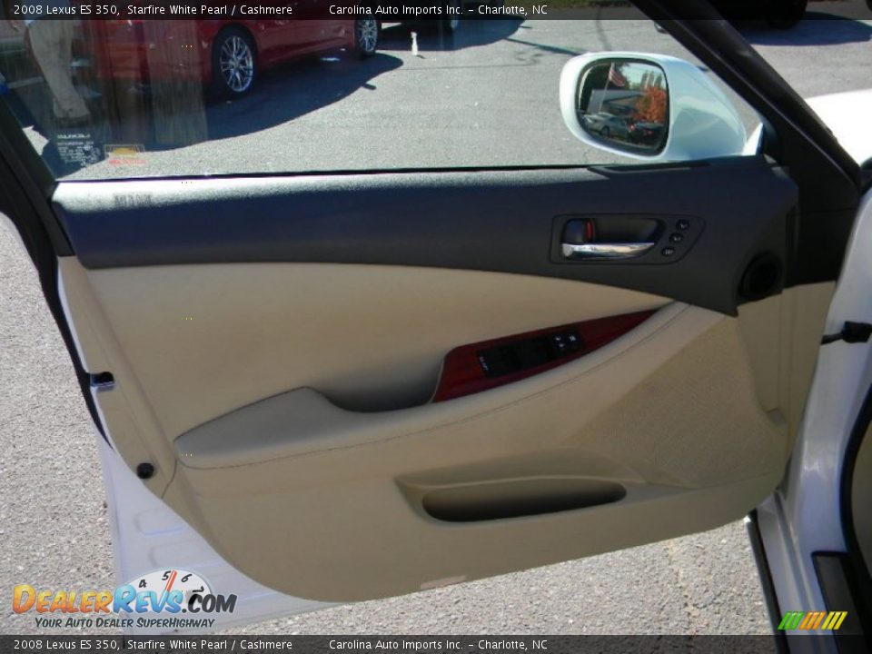 2008 Lexus ES 350 Starfire White Pearl / Cashmere Photo #17