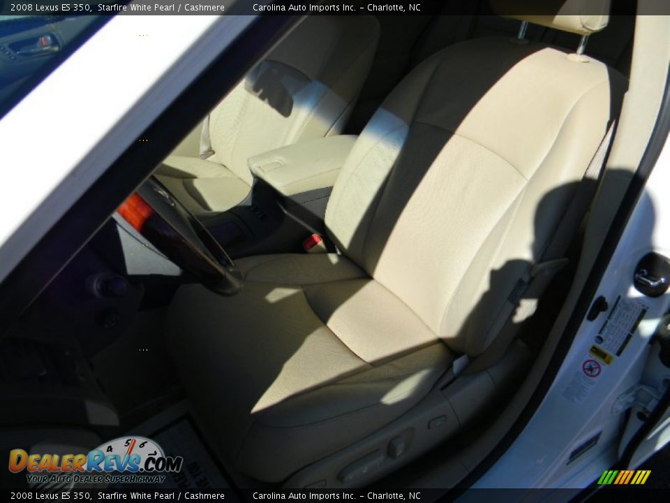 2008 Lexus ES 350 Starfire White Pearl / Cashmere Photo #18