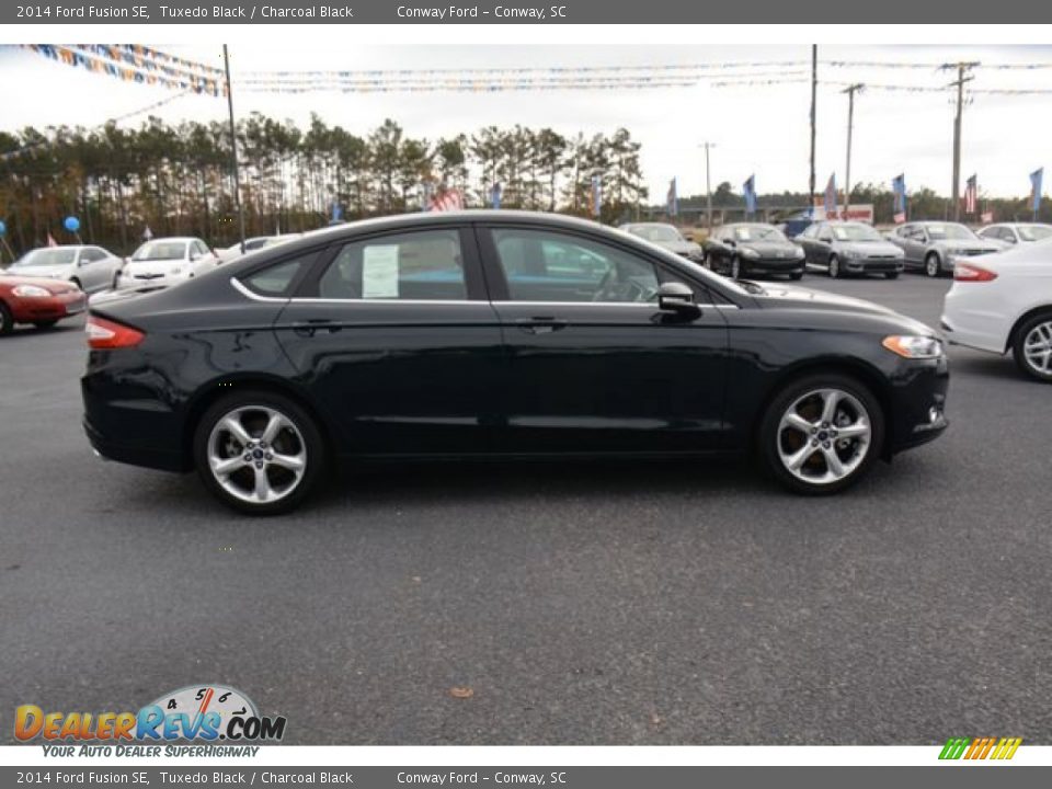 2014 Ford Fusion SE Tuxedo Black / Charcoal Black Photo #4