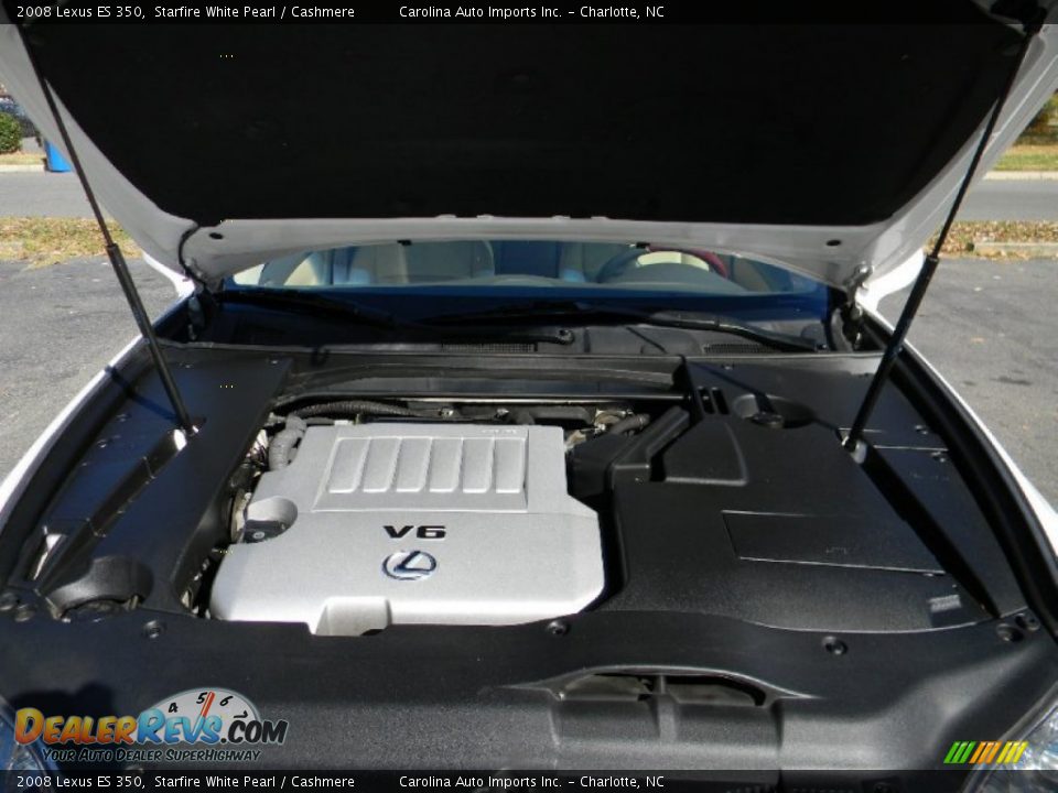 2008 Lexus ES 350 Starfire White Pearl / Cashmere Photo #25