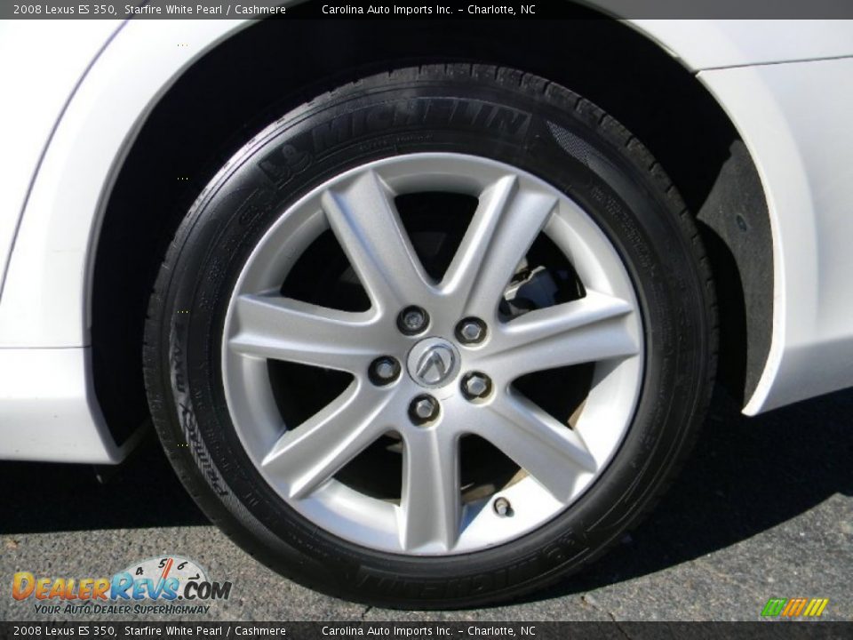 2008 Lexus ES 350 Starfire White Pearl / Cashmere Photo #26