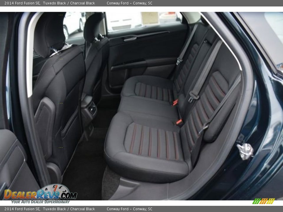 2014 Ford Fusion SE Tuxedo Black / Charcoal Black Photo #10