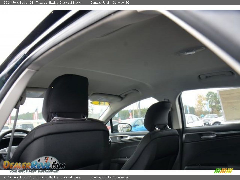2014 Ford Fusion SE Tuxedo Black / Charcoal Black Photo #12