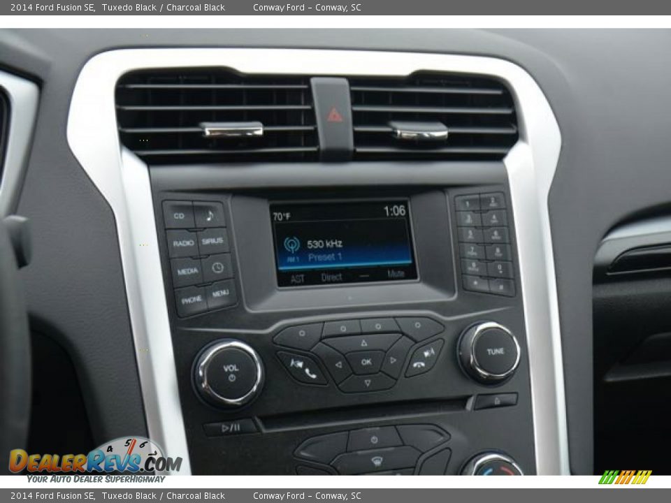 2014 Ford Fusion SE Tuxedo Black / Charcoal Black Photo #23