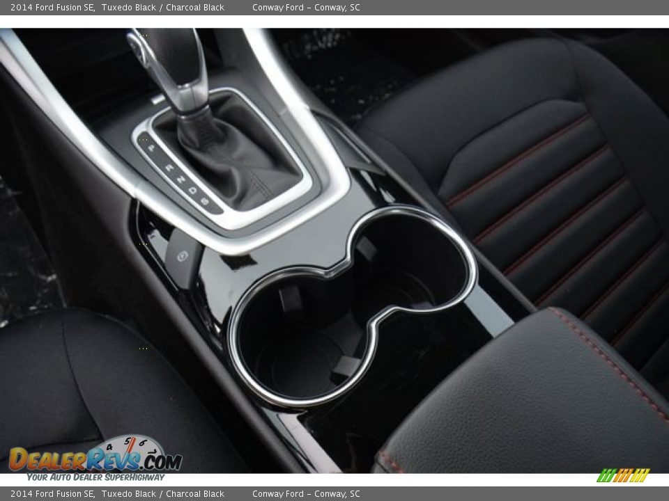 2014 Ford Fusion SE Tuxedo Black / Charcoal Black Photo #27