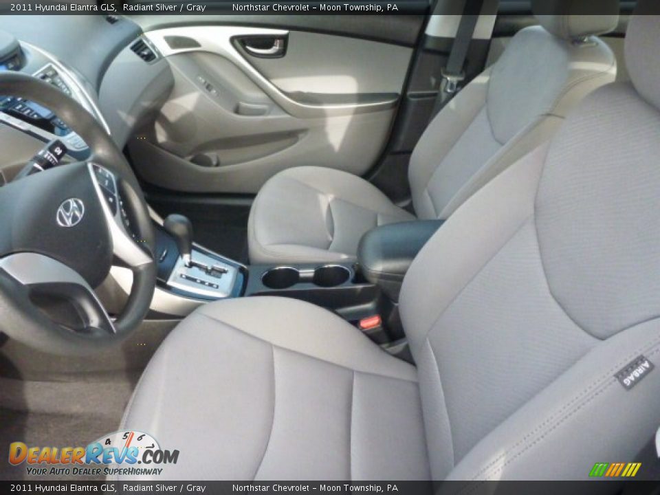 2011 Hyundai Elantra GLS Radiant Silver / Gray Photo #10