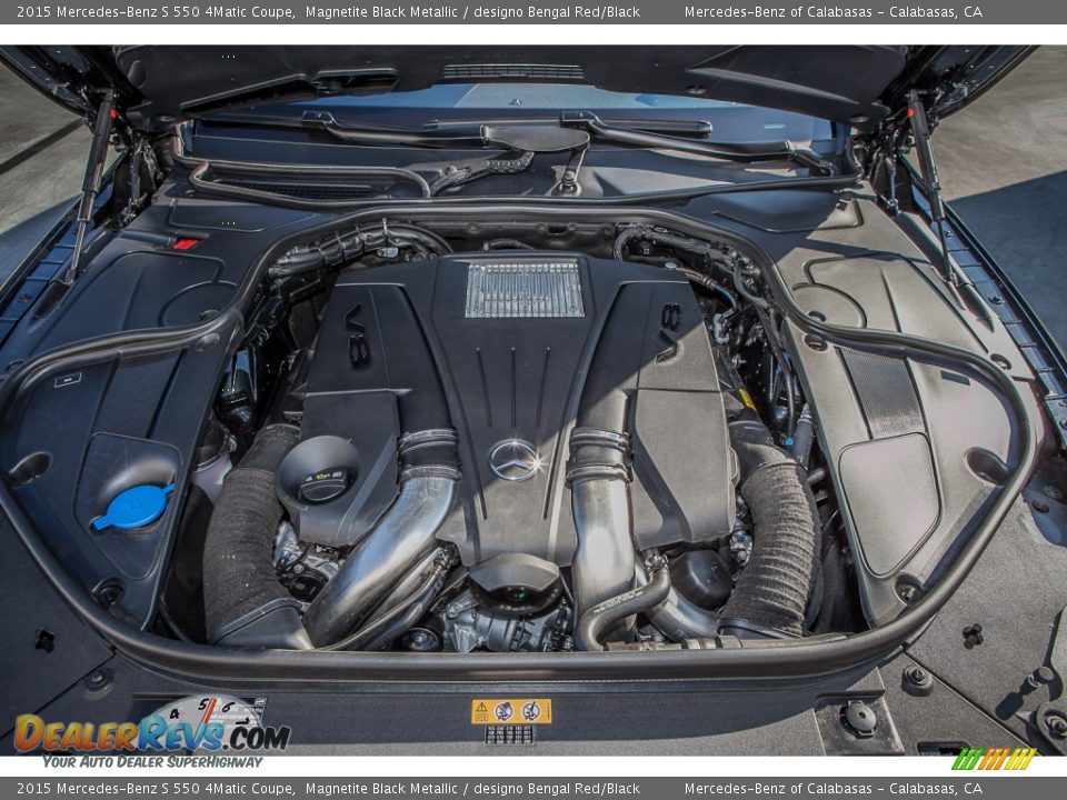 2015 Mercedes-Benz S 550 4Matic Coupe 4.6 Liter biturbo DI DOHC 32-Valve VVT V8 Engine Photo #9