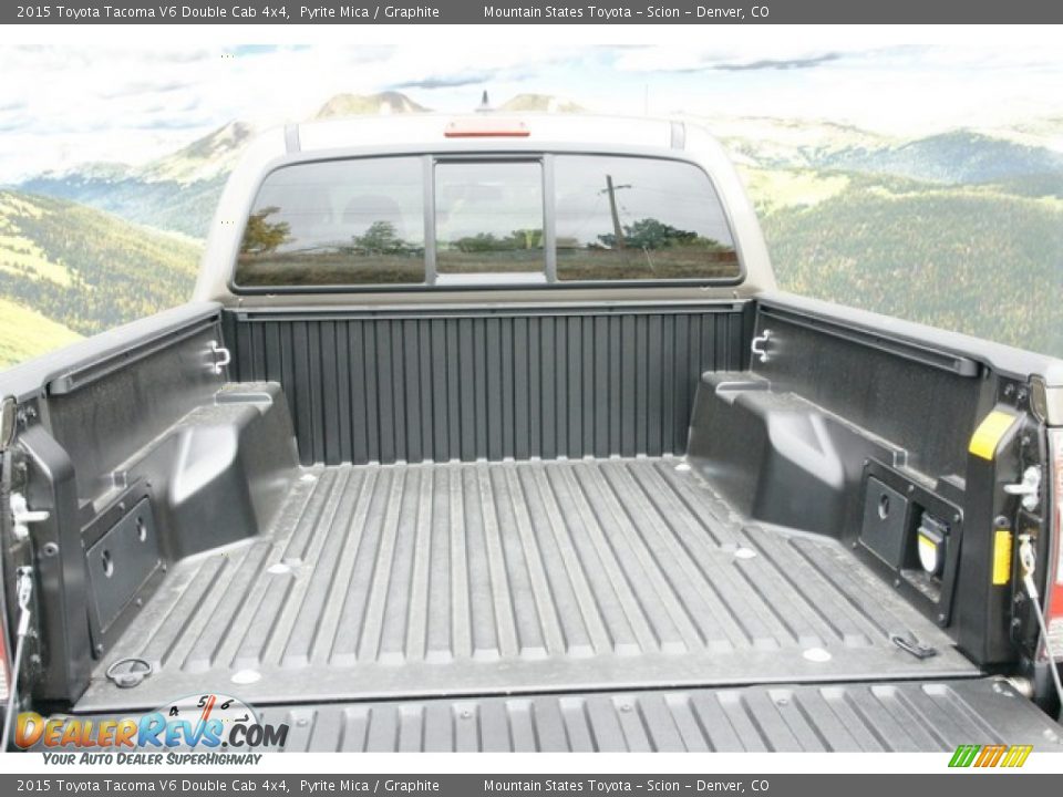 2015 Toyota Tacoma V6 Double Cab 4x4 Pyrite Mica / Graphite Photo #8