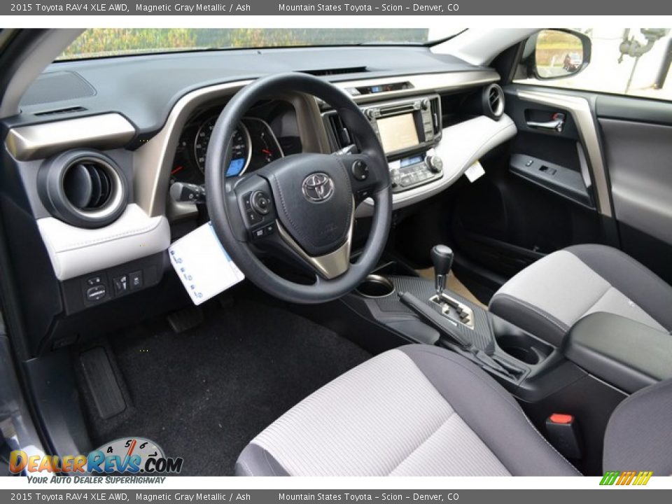 Ash Interior - 2015 Toyota RAV4 XLE AWD Photo #5