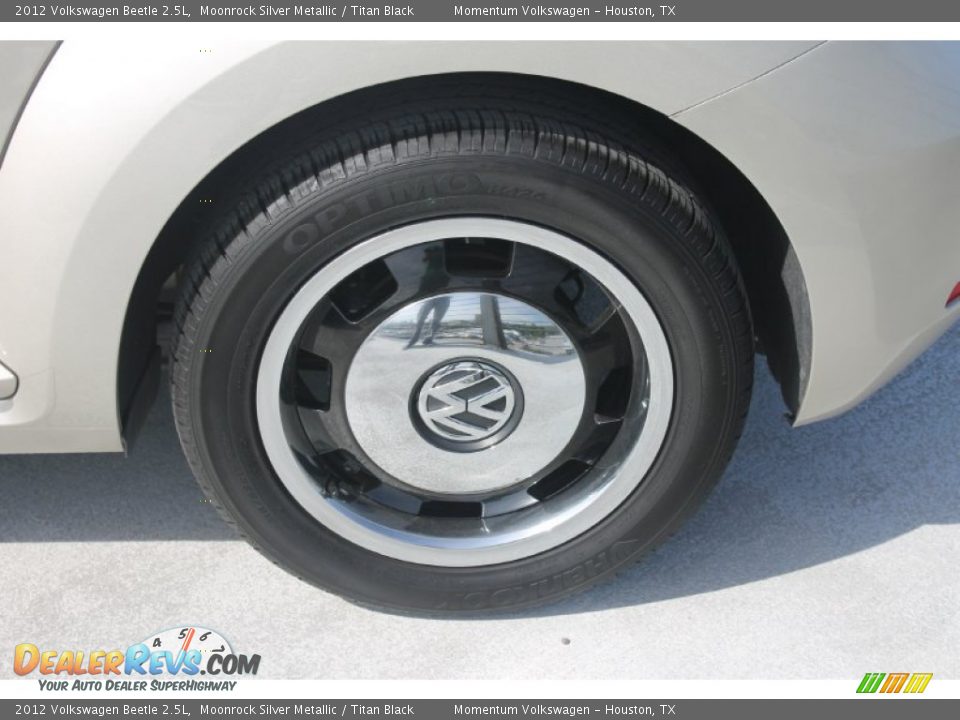 2012 Volkswagen Beetle 2.5L Moonrock Silver Metallic / Titan Black Photo #6