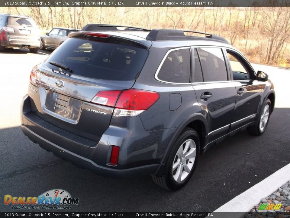 2013 Subaru Outback 2.5i Premium Graphite Gray Metallic / Black Photo #7