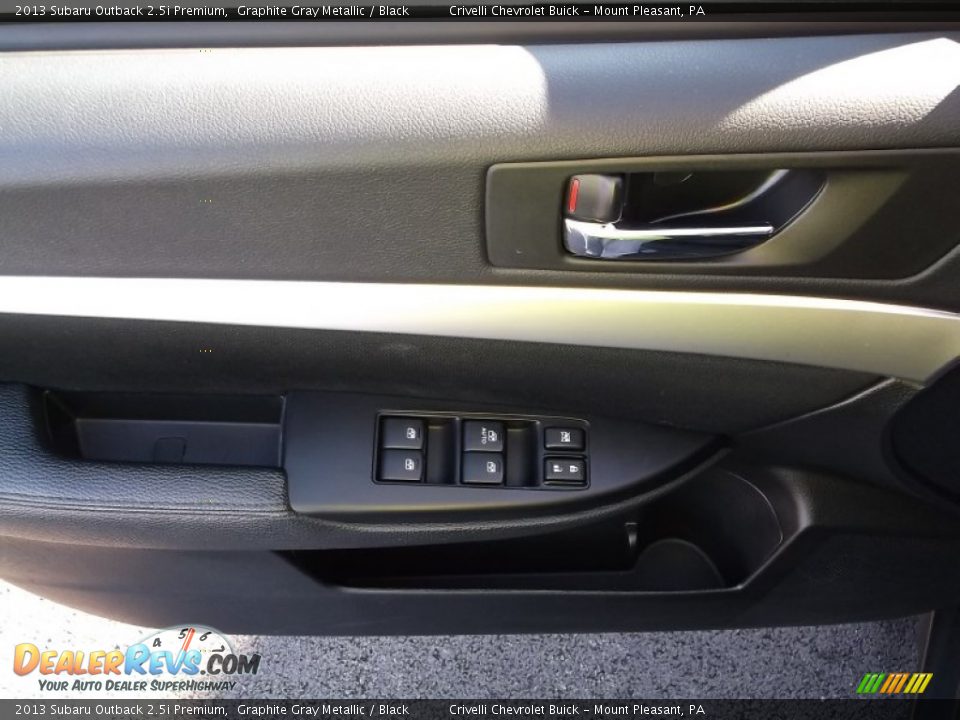 2013 Subaru Outback 2.5i Premium Graphite Gray Metallic / Black Photo #13