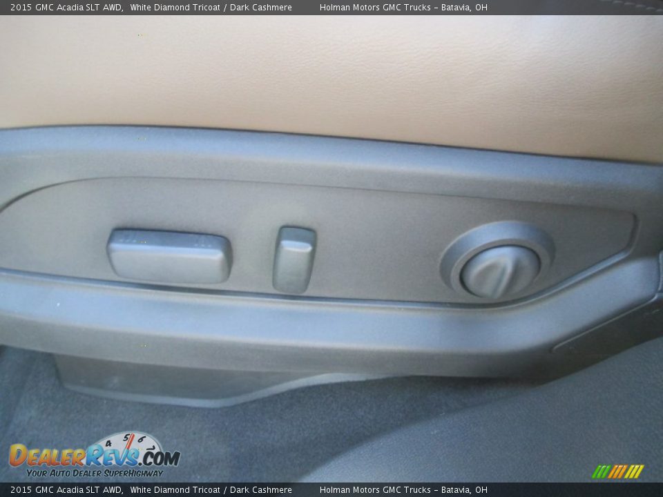 2015 GMC Acadia SLT AWD White Diamond Tricoat / Dark Cashmere Photo #6