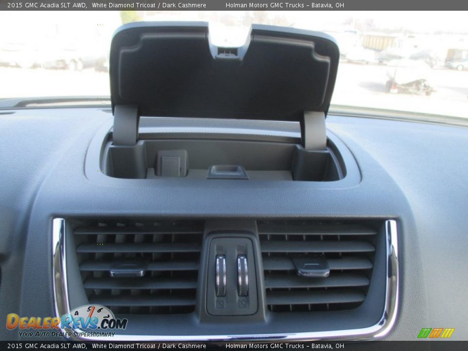 2015 GMC Acadia SLT AWD White Diamond Tricoat / Dark Cashmere Photo #15
